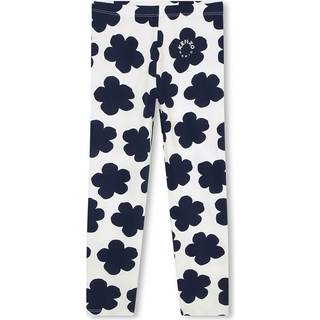 Kenzo Blomstrede Leggings Cremefarvet 14 Y  Creme  14 år  kvinde