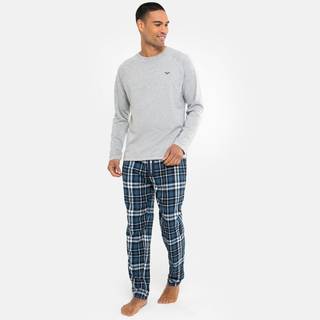 Threadbare Threadbare Light Grey Blend Long Sleeve Pyjamas Set
