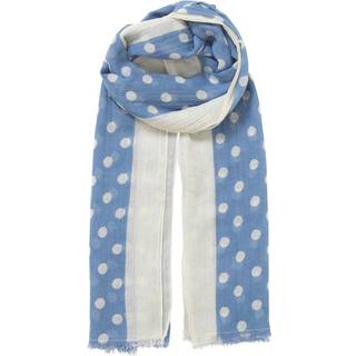 Becksöndergaard Paloma Dot Scarf 100x200 cm, Forever Blue, 60% Cotton 40% Modal