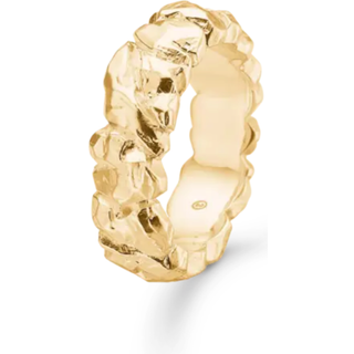 Studio Z Big Element ring i forgyldt sølv