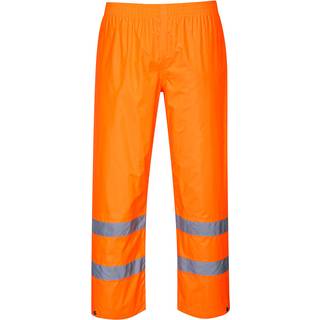 Hi-Vis Regnbukser - Orange (Størrelse: XL)