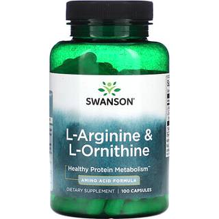 L-Arginin & L-Ornitin - 100 kapsler