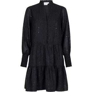 Neo Noir Blunt Glam Kjole - Sort - str. 34