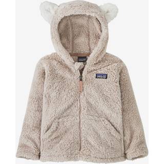 Patagonia Kid's Furry Friends Hoody Fleecejakke Børn størrelse 6-12 Months farve grå