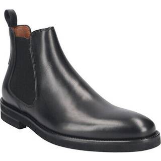 LOTTUSSE Herren Chelsea Boots schwarz Glattleder