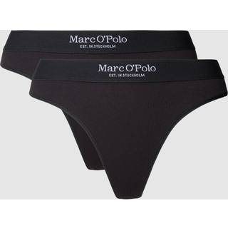 Marc O Polo Casual Thong 2-pak - Black - Small