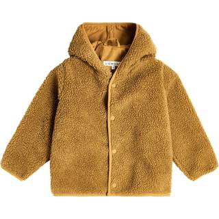 Liewood Inge faux shearling hooded jacket - brown - Y 8