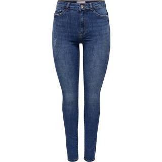 Only Dame Skinny Jeans Mørkeblå Denim