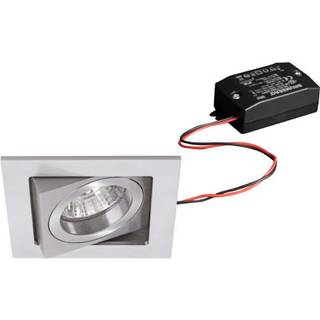BRUMBERG LED-indbygningsspot Abran, mat aluminium, drejemonteret