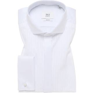 SLIM FIT Shirt in white plain
