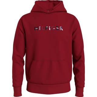 Tommy Hilfiger Herren Hoodie rot Logo und Motiv