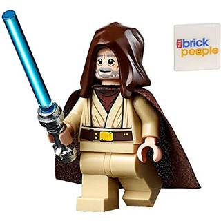 Lego Star Wars: Obi Wan Kenobi Minifigure (gammel med h?tte)