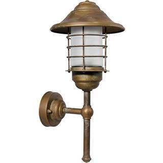 Moretti Luce Udendørs væglampe CHIARA, Kobber, Messing, Antik