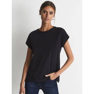Reiss Tereza T-shirt i bomuldsjersey med rund halsX-Large