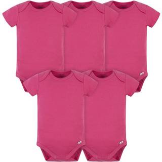 Gerber Baby 5 Pack Onesies Multi-Packs Bundle Interlock 180 GSM Hot Pink 3-6 m?neder
