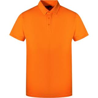 Cavalli Class Orange Cotton Polo Shirt