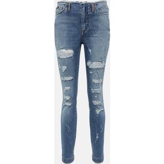 Dolce&Gabbana Distressed skinny jeans - blue - M