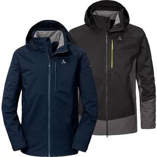 Schöffel Zip-In Jacket Stanzach Regnjakke Herrer størrelse 50 farve blå