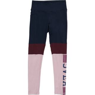 Svea Tights Color Block, Navy 170