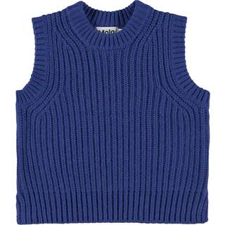 Molo Gilberte Strikket Vest Twillight Blue 134/140 cm  Blå  134/140 cm  kvinde