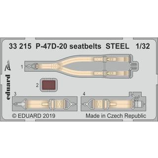 P-47D-20 seatbelts STEEL for Trumpeter