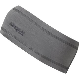 Bergans Juniors' Wool Headband Solid Grey, 52