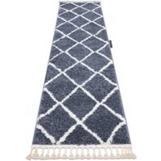 Tæppe, Fortovet BERBER CROSS grå - ind i køkkenet, til gangen, til korridoren 60x200 cm