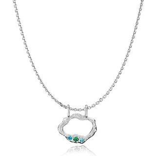OCEAN - Necklace with pendant Silver - 45cm