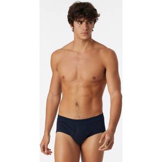 Schiesser Herren Sportslip blau Reine Baumwolle