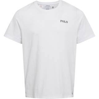Polo Ralph Lauren Herren T-Shirt weiß Jersey-Baumwolle unifarben