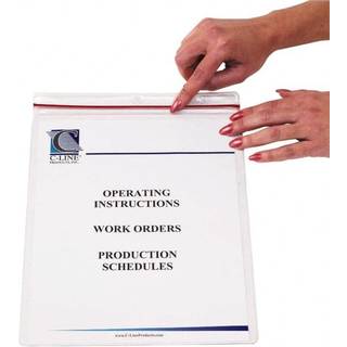 Industrial Zipper Seal Shop -billetindehavere Vinyl Begge sider klar 9 x 12 stil STZ912 15/BX 82912