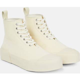 Jil Sander Leather high-top sneakers - white - EU 37