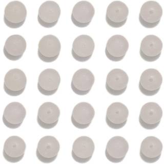 NCB 200pcs 8mm hvide jade løse perler til smykker, der fremstiller naturlige semi -dyrebare perler runde glatte ædelstene afstandsspacer perler c