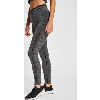 Hummel Dame Tights - Black Melange - XS
