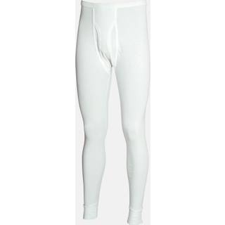 "Classic" long johns med gylp | 100% bomuld | Hvid