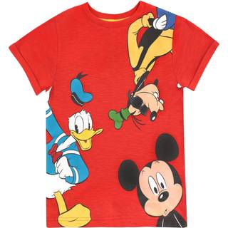 Character Karakter 100% Bomuld Mickey Mouse Anders & Fedtmule T-shirt