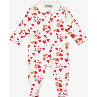 Moschino Kids Baby printed cotton-blend onesie - multicoloured - M 12-18