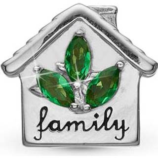 Christina - My Home charm i sølv til læderarmbånd