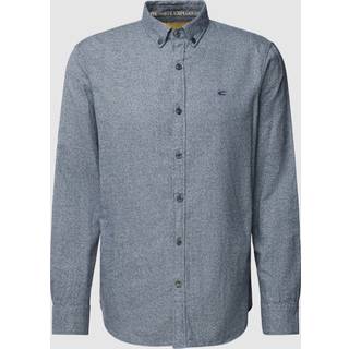 Camel Flannel Skjorte Blå - XXL