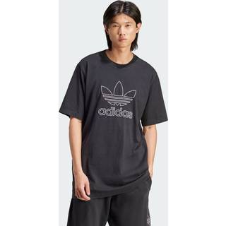 Adicolor Outline Trefoil T-shirt - Black - XS