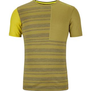 Ortovox 185 Rock'N'Wool Short Sleeve Merino undertøj Herrer størrelse S farve olivengrøn