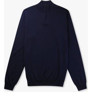 Oliver Sweeney Curragh Quarter Zip Jumper Navy