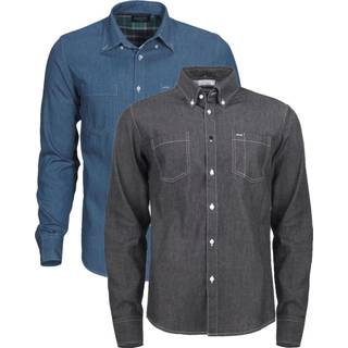 James Harvest Jupiter Skjorte Sort denim Sort