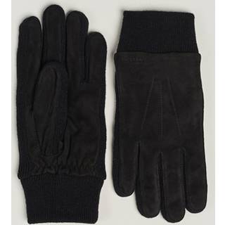 Hestra Geoffery Suede Wool Tricot Glove Black