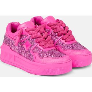 Valentino Garavani One Stud XL Toile Iconographe platform sneakers - pink - EU 37