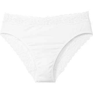 Calida Natural Comfort Lace Brief - White - Small