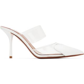 AlaÃ¯a CÅur patent leather and PU mules - white - EU 36
