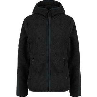 Stoic Women's NorrvikSt. Pile Fleece Hoody Fleecejakke Damer størrelse 34 farve sort