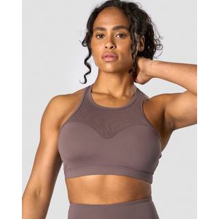 Revive Mesh Sports Bra Dusty Brown