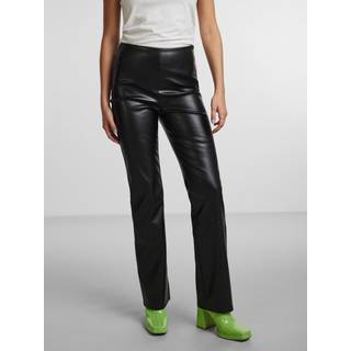 Molla High Waist Bukser - Sort - L - PIECES